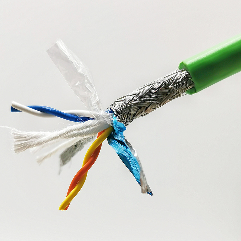 兼容profinet电缆 6xv1840-2ah10工业以太网线 4芯屏蔽网线