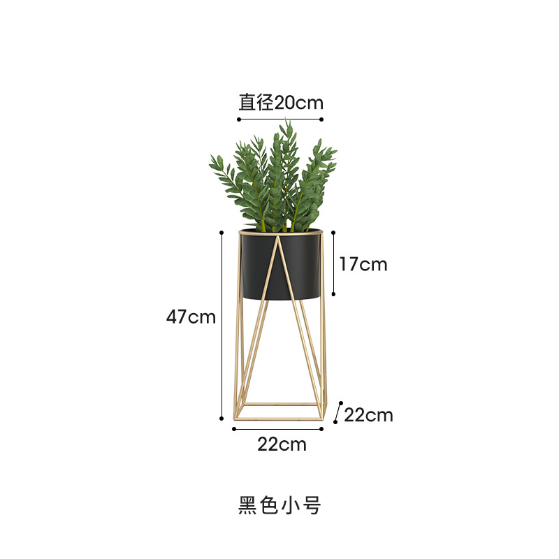 Nordic Iron Flower Rack Storage Rack Balcony Indoor Living Room Multilayer Simplicity Chlorophytum Scindapsus Basin Frame Floor Type