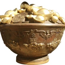 铸铜故宫水缸公园庭院景观摆件盛水缸荷花缸铜工艺礼品摆件批发