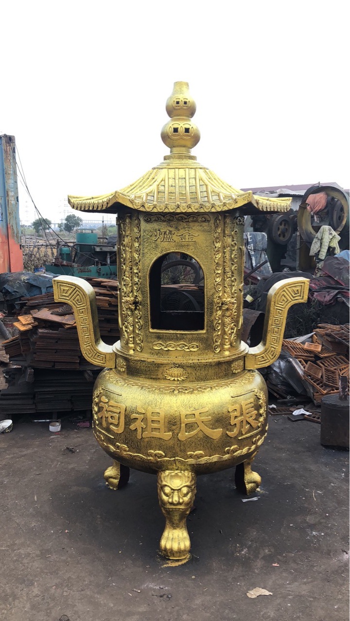 辉煌法器工厂生产化钱炉化钱塔宝塔宝炉铸铁化钱炉化钱塔铁宝炉