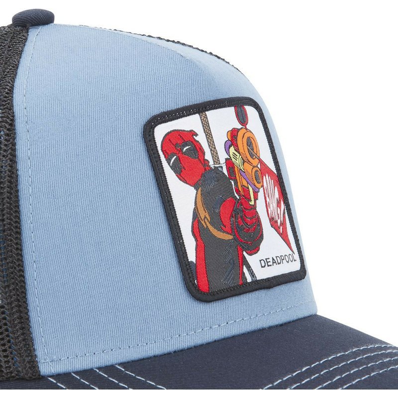 Foreign Trade Popular Style Cartoon Anime Deadpool Baseball Cap Summer Sunshade Breathable Net Cap Superhero Hat Peaked Cap