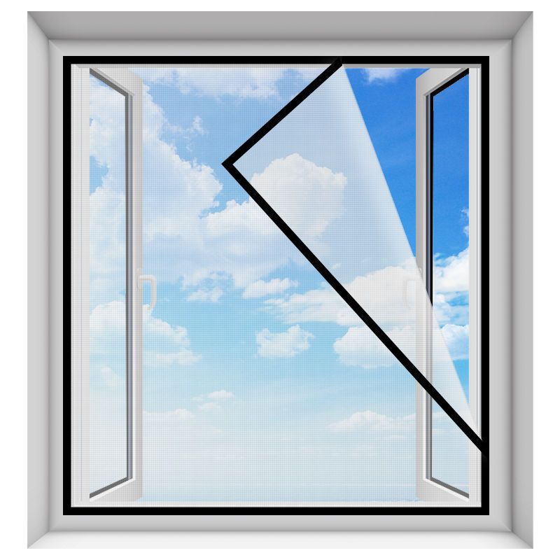 纱网家用隐形防蚊防尘纱窗网魔术贴自粘窗纱帘简易免打孔窗帘