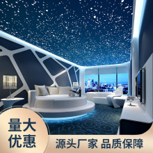 03KN星空星球太空3d立体贴纸吊顶房顶天花板壁纸主题酒店酒吧自粘