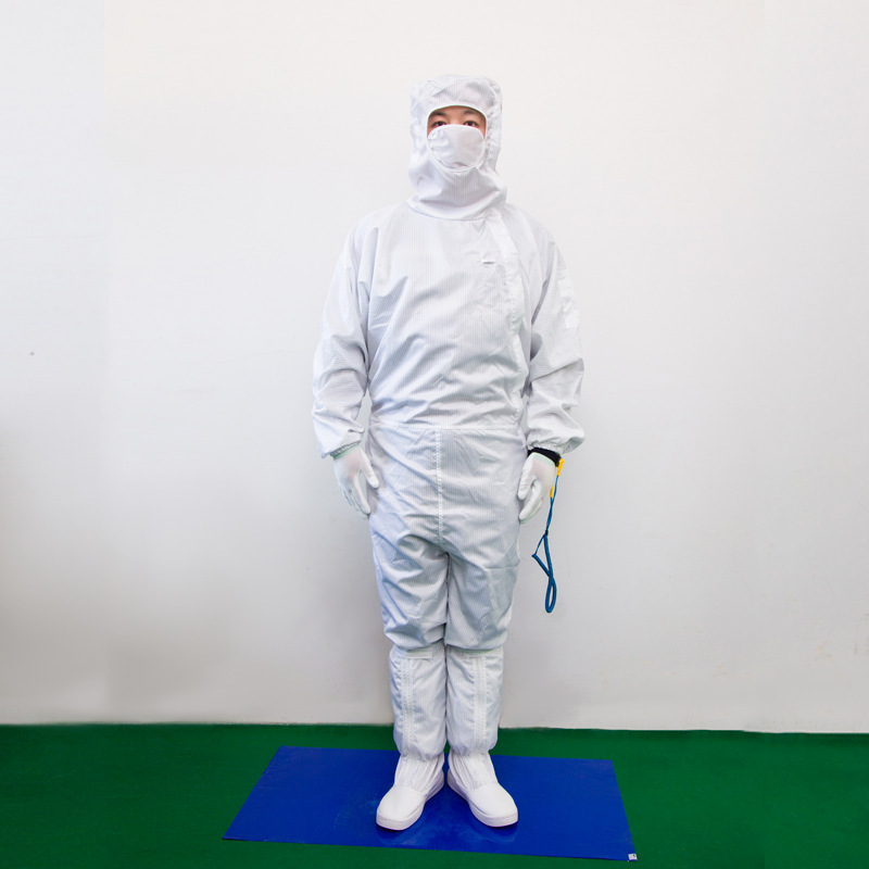 厂家 静电衣无尘防尘全身防静电工作服防护服 斜开拉链连体洁净服