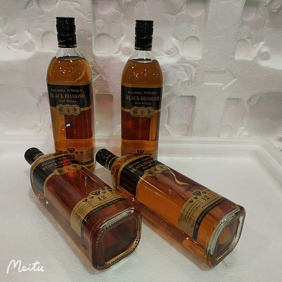 卡鲁达黑钻威士忌12年洋酒12瓶*700mli40度配制ktv酒吧夜场洋酒水