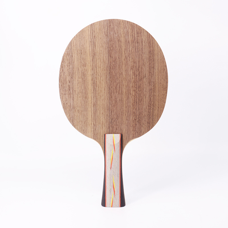 海天乒乓球拍底板7层黑胡桃木面材阿尤斯大芯纯木乒乓底板