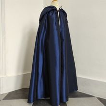 新款中世纪欧美风复古大帽子系带斗篷大裙摆气质披风舞台装表演服