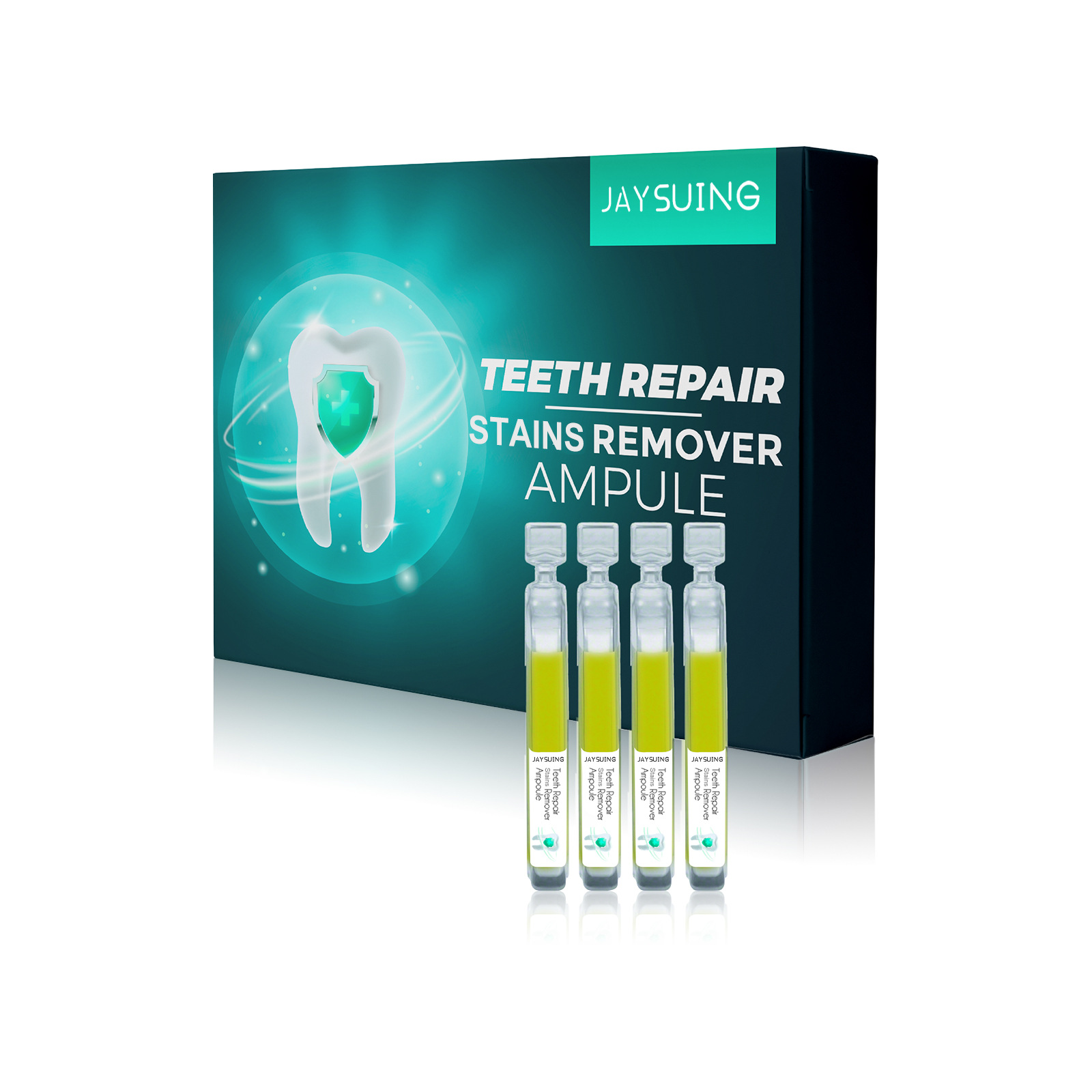 Jaysuing Teeth Whitening Repair Essence Clean Smoke Stains Yellow Teeth Stains Tartar Beautiful Tooth Liquid Oral Cleaning Solution