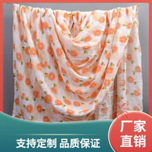 3BSA夏季纯棉双层纱布床单超薄款多功能加大毛巾被单双人全棉空调