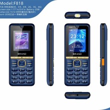 新818外贸跨境专供1.77寸2G大音量老人机GSM学生直板按键手机功能