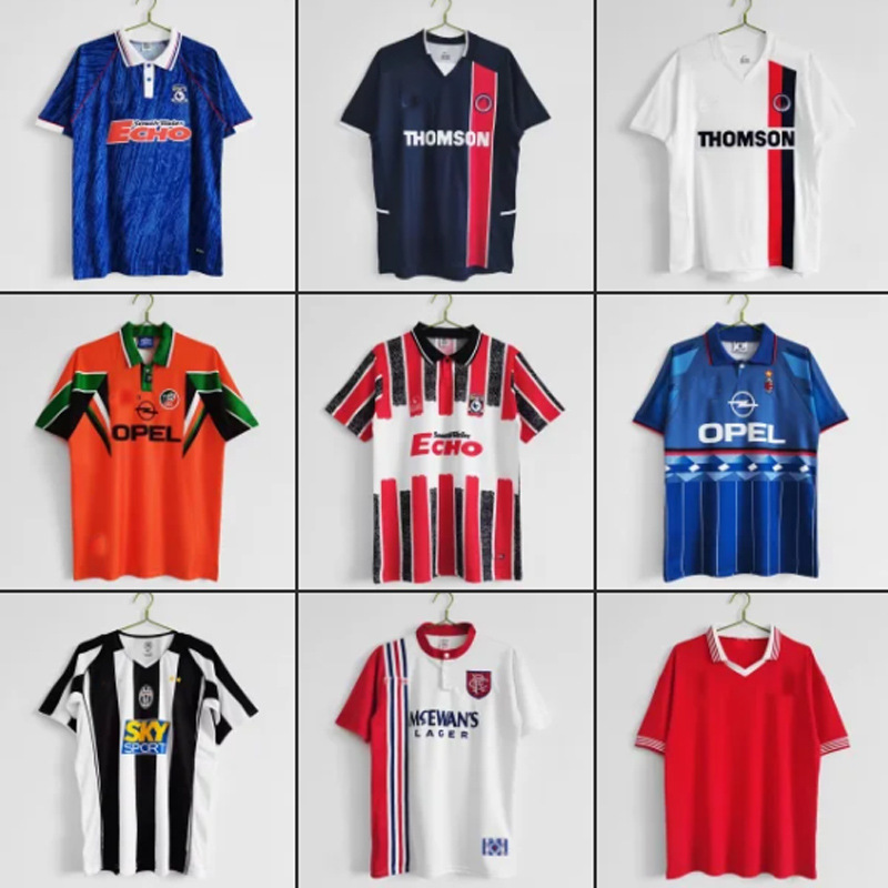 复古球衣1990卡迪夫城2002/03psg 97/98爱尔兰 95/96