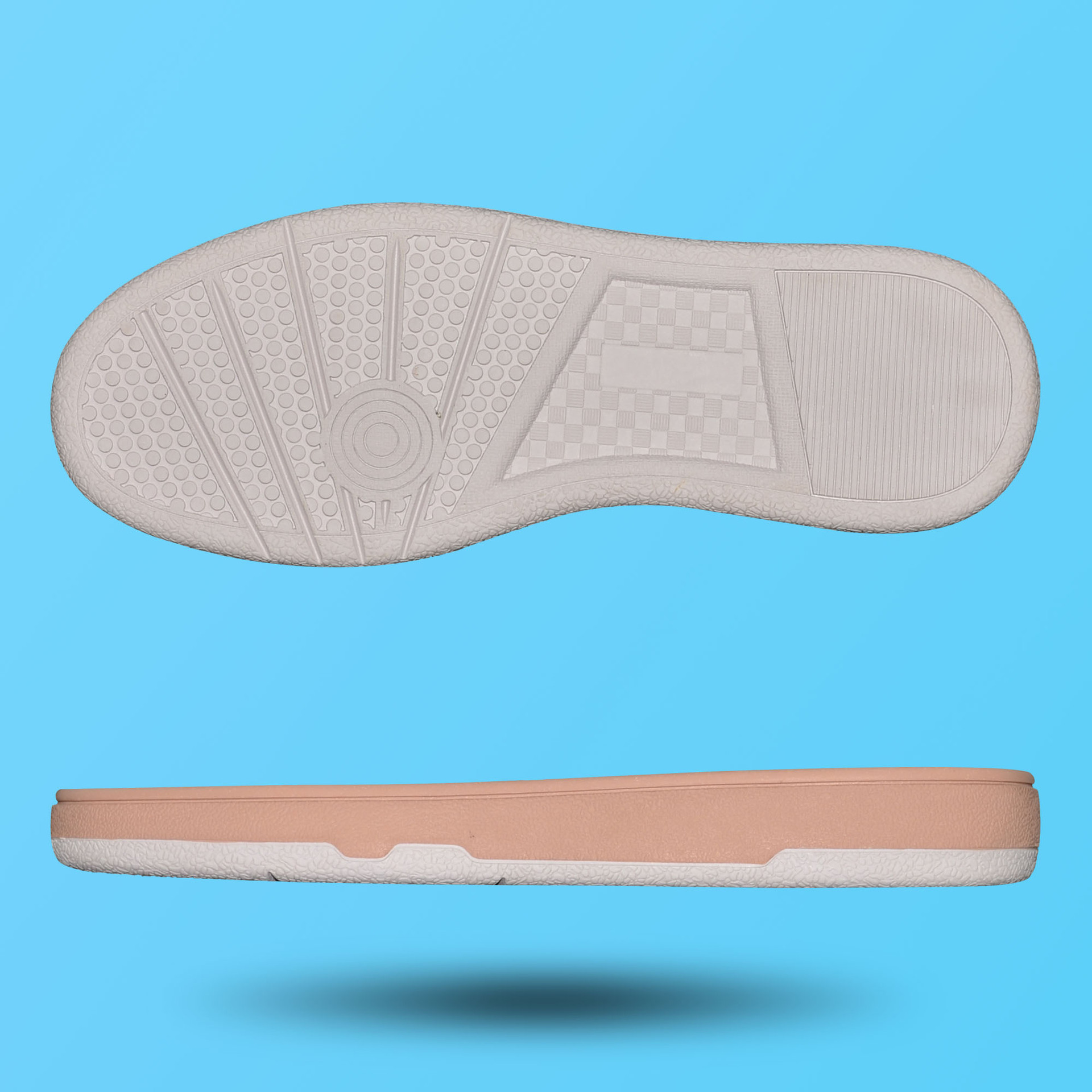 运动休闲男女款小白鞋滑板鞋橡胶鞋底 rubber sole 橡胶大底