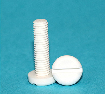 pp白色开槽盘头塑胶螺栓一字圆头绝缘螺钉耐酸碱塑料螺丝m3m4