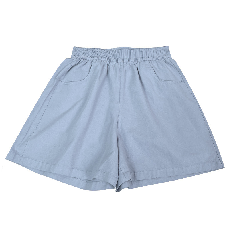 Summer New Narrow Wide-Leg Pants Women's American Casual Shorts Loose High Waist Tooling Pants All-Matching Shorts Women's