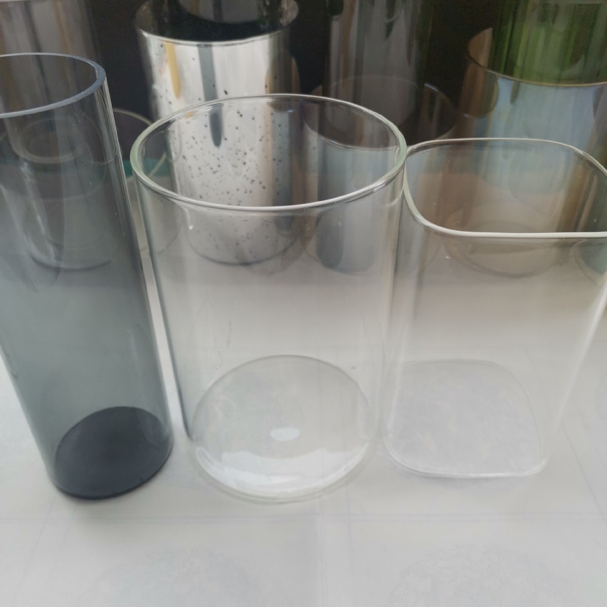 玻璃罩烛台玻璃灯罩蜡烛杯蜡烛防风罩万圣节灯罩香薰罩高硼硅管