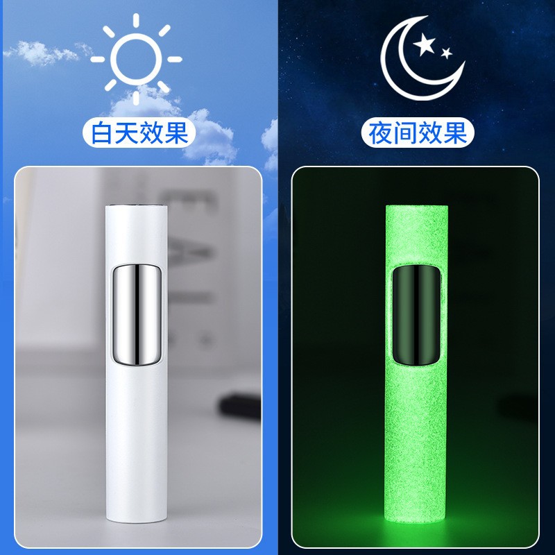 Db073 Creative Blue Flame Lighter Direct Punch Gas Lighters Windproof Wholesale New Luminous for Boyfriend Cigarette Lighter