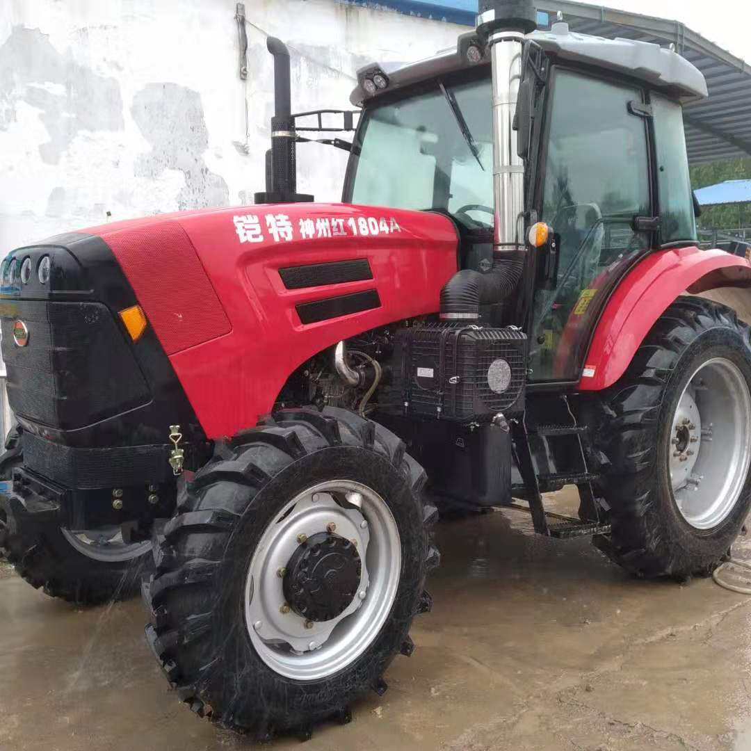 全新1804万年红拖拉机 深耕犁地水旱田两用180马力农用拖拉机头
