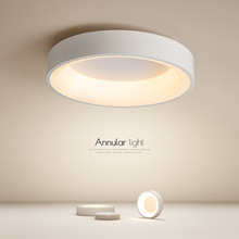 精致圆形卧室灯简约现代LED吸顶灯个性创意北欧小客厅灯书房灯具