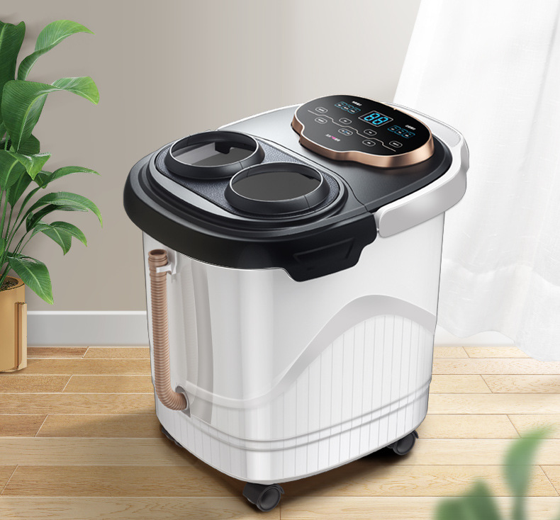 适用于奥克斯足浴盆电动按摩加热洗脚盆全自动恒温泡脚桶神器深桶