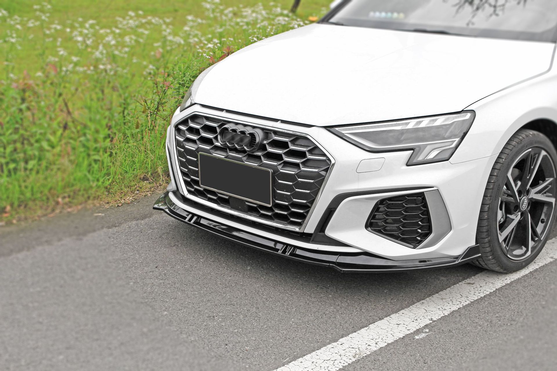 适用于2021款奥迪a3改装前唇s3改装前铲奥迪a3尾翼杠前杠小包围