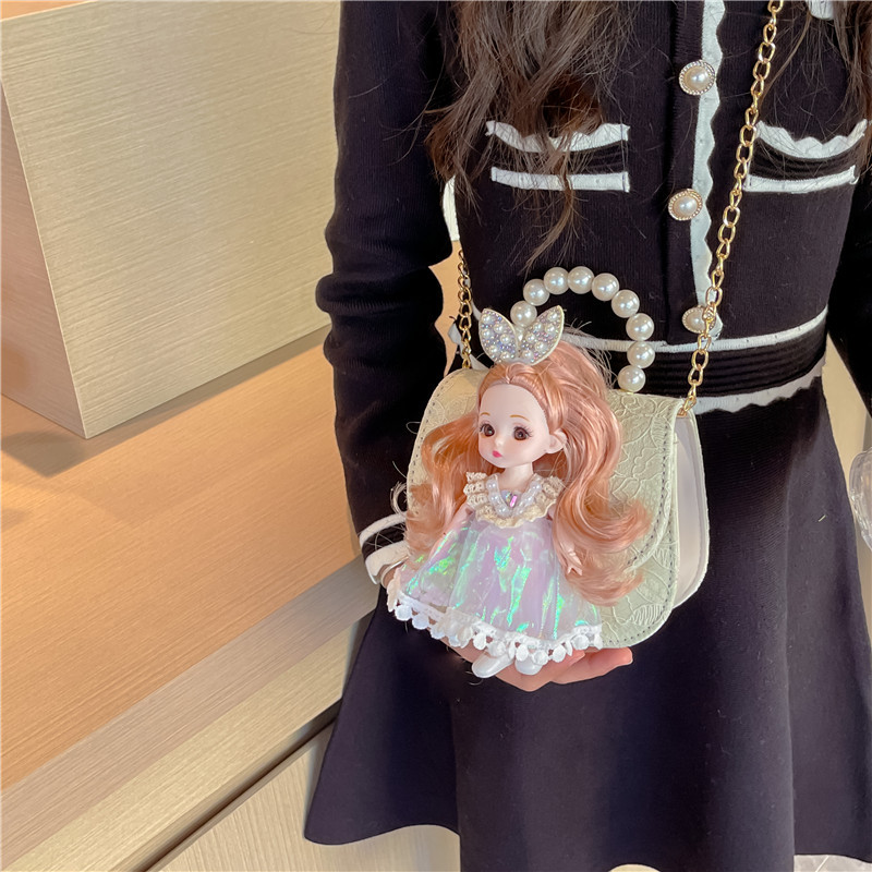 Kid's Messenger Bag Girls' Bags Cute Fashion Little Girl Princess Shoulder Bag Handbag Pannier Bag in Stock Wholesale