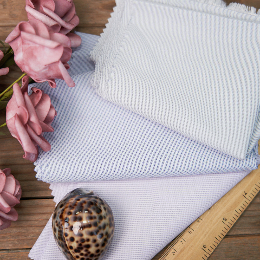 现货供应 竹纤维加棉 素色免烫 舒适透气商务休闲衬衫面料