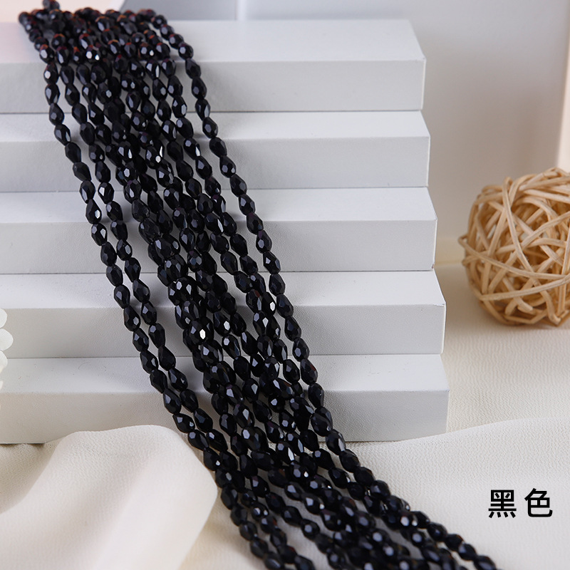 Source Water Drop Crystal Beads Diy Material Handmade Beaded Loose Beads Bracelet Necklace Accessories Clothing Accessories