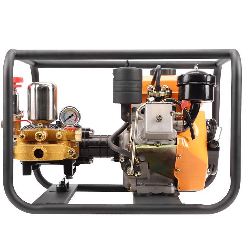 柴油汽油打药机直连式高压免黄油三缸泵农用新式打农药喷洒雾