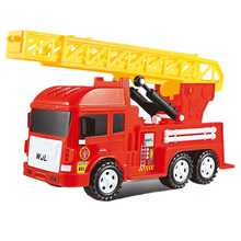 万佳乐惯性玩具消防车工程车挖掘机滑行系列路政洒水车男孩子玩具