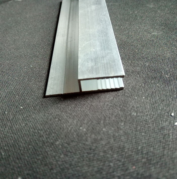 吊顶软膜灯箱配件uv卡布灯箱型材卡槽平口h码收边条软膜固定h边