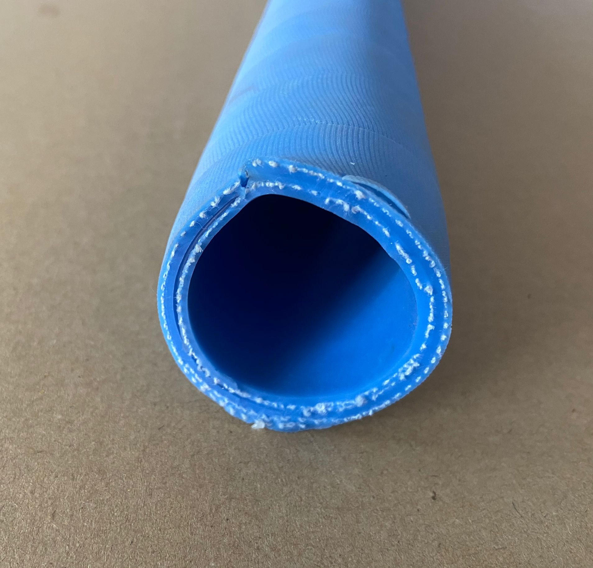 格雷特 蓝色 sp60机械工业用硅胶软管耐磨硅橡胶软管大口径带钢丝