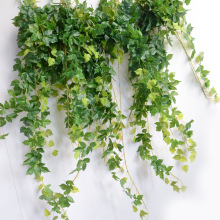 壁挂仿真植物藤条藤蔓装饰花绿植墙吊篮葡萄叶子绿萝叶假花爬山虎