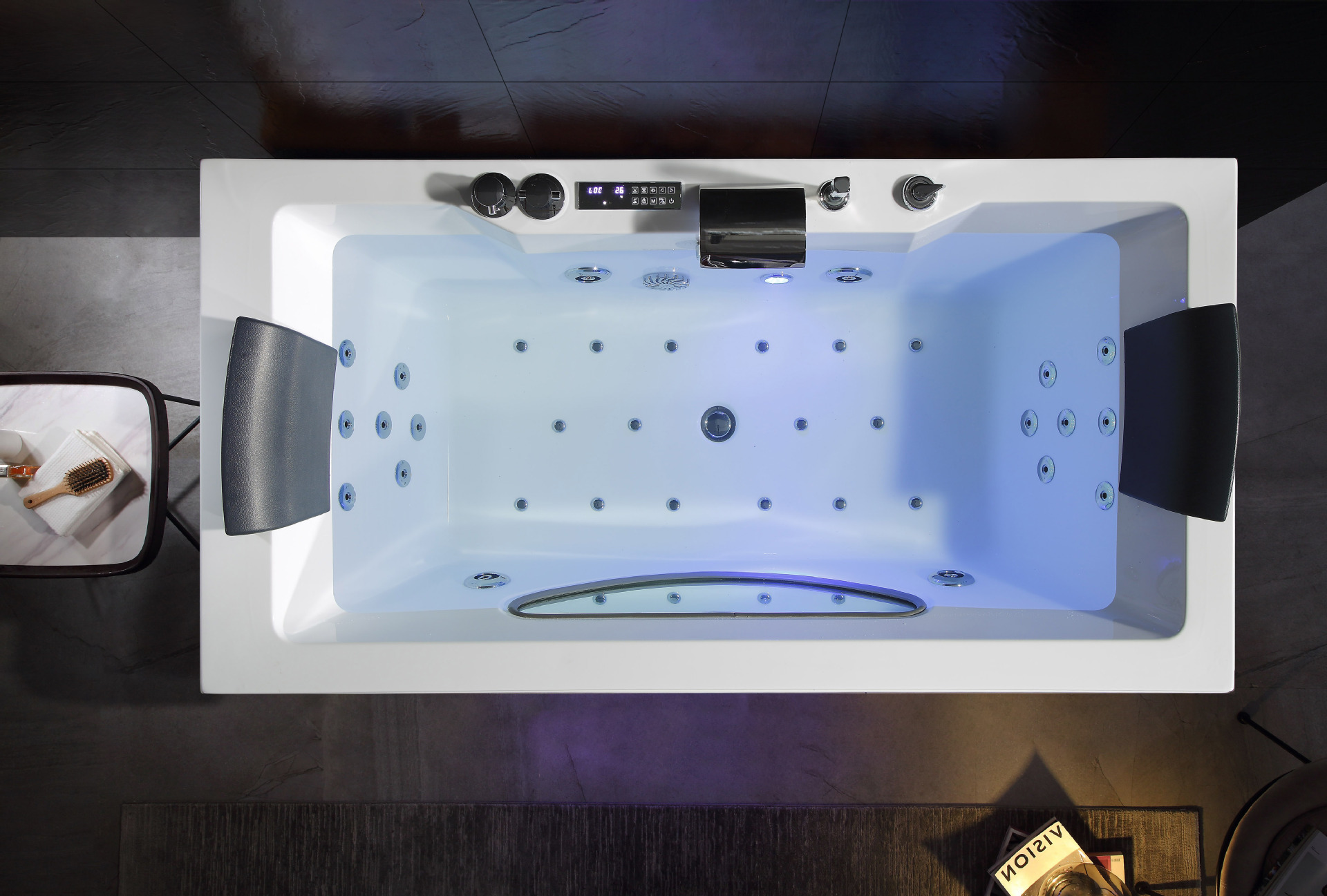 厂家直销 欧美瀑布进水音乐彩灯恒温海景窗按摩冲浪浴缸-阿里巴巴