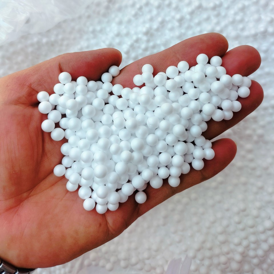 白色eps泡沫塑料颗粒0.5-300mm泡沫粒保利龙成型产品保丽龙圆球