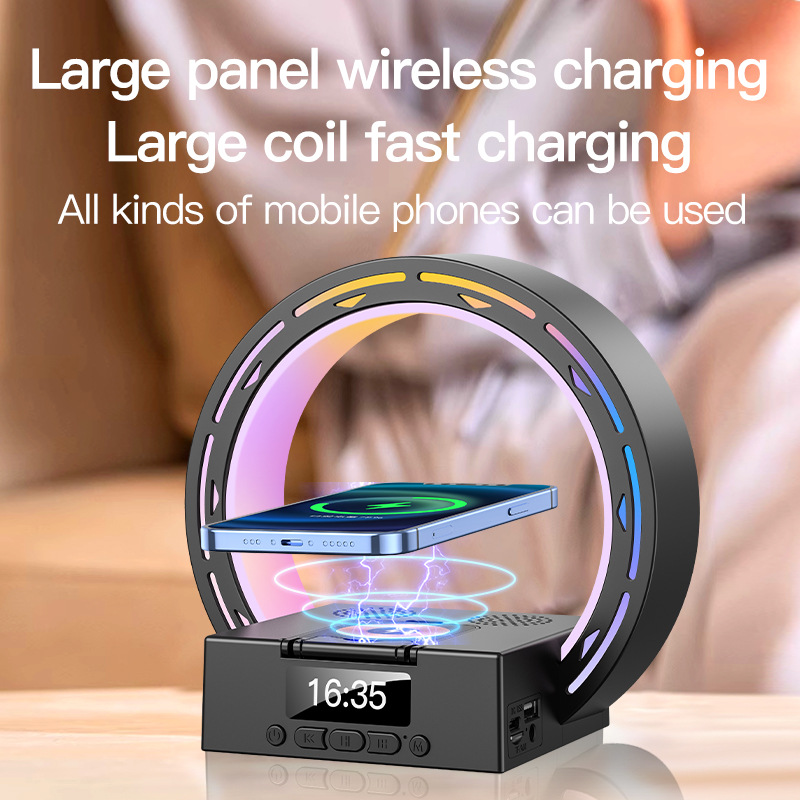 L-35 Mobile Phone Wireless Charging Bluetooth Audio Music Bedside Lamp Table Lamp Small Speaker Creative Gift
