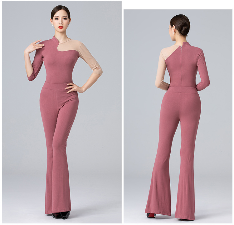 时尚华宇形体衣女礼仪训练服装气质现代舞模特走秀导师练功服套装