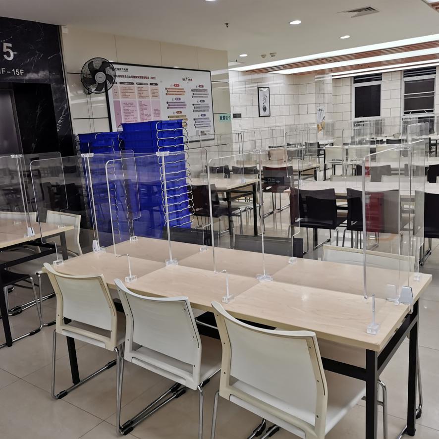 有机隔离餐厅亚克力隔离板