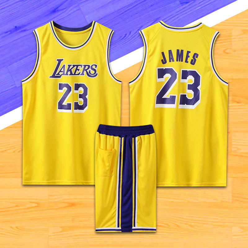 篮球服nba套装男湖人詹姆斯23科比24库里30号特人11球星球衣批发