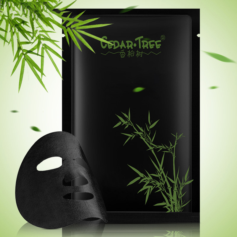 香柏树备长炭黑面膜护肤品面膜贴化妆品代理撕拉面膜单片一件代发