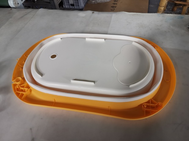 包胶浴盆模具加工定制 注塑模具工厂开模生产 塑料日用品模具开发