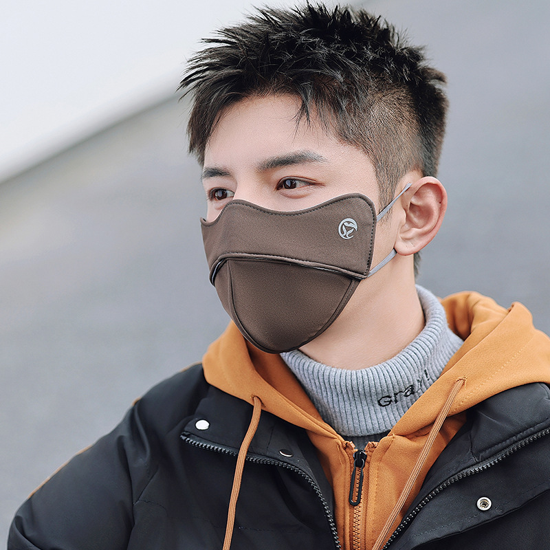 Warm Mask Autumn and Winter New Men's 5d Three-Dimensional Mask Outdoor Riding Cold-Proof Thick Mask Breathable Mask Hair Generation