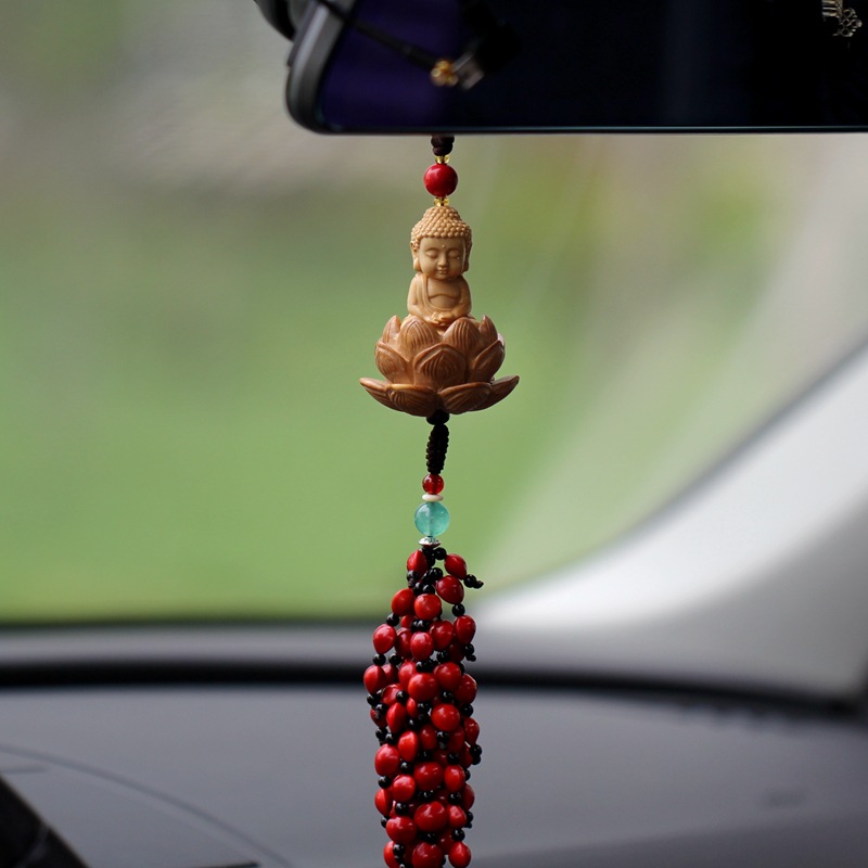 样板汽车挂件车挂后视镜挂件饰品车挂平安符车饰吊坠平安