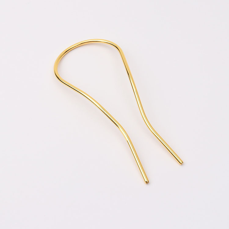 Yingmin Accessory Copper Wire U-Shaped Hair Pin DIY Antique Ming Headdress for Han Chinese Clothing Hairpin Craftsman Wrapping Flower Step Shake Hair Clasp Accessories