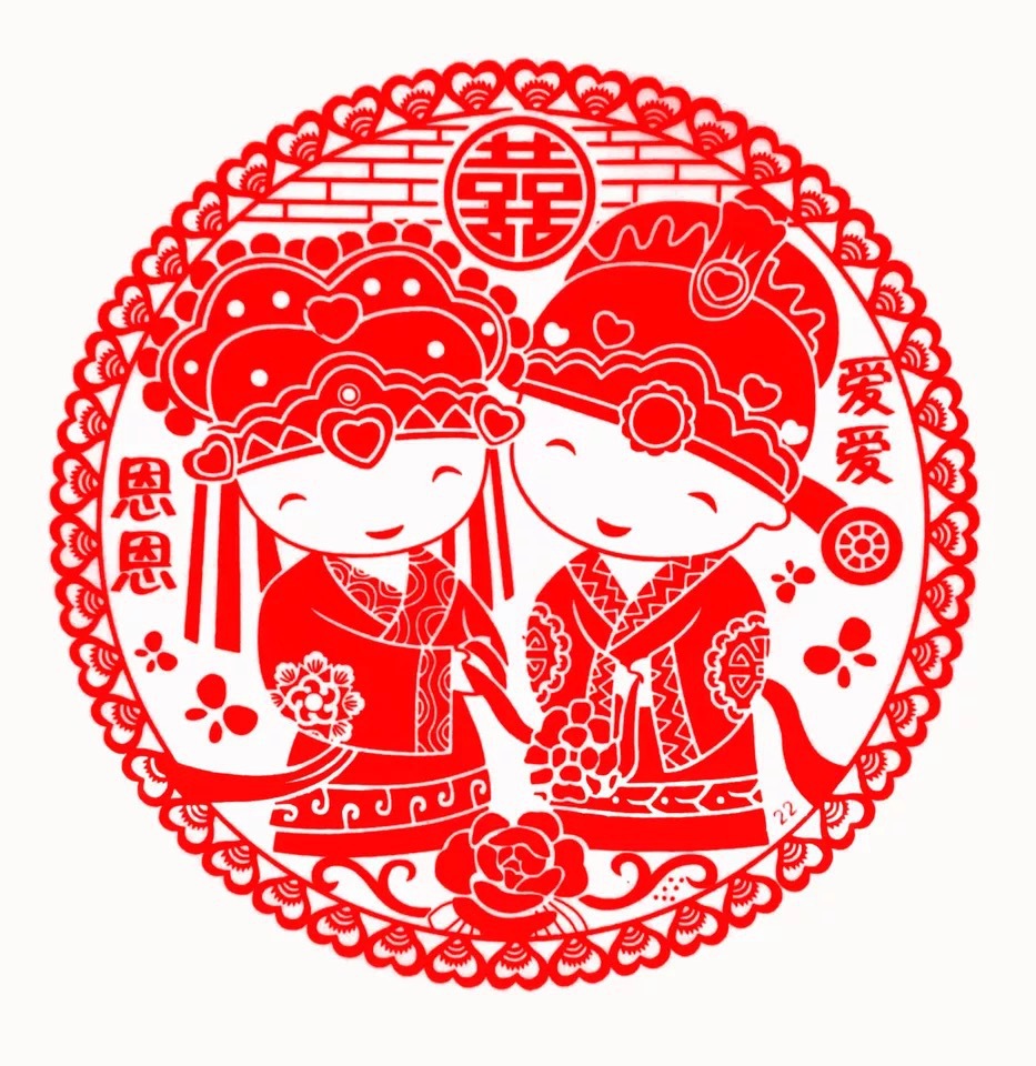 40#结婚用品喜字静电贴婚房装饰婚礼布置喜字贴植绒窗花卡通批发