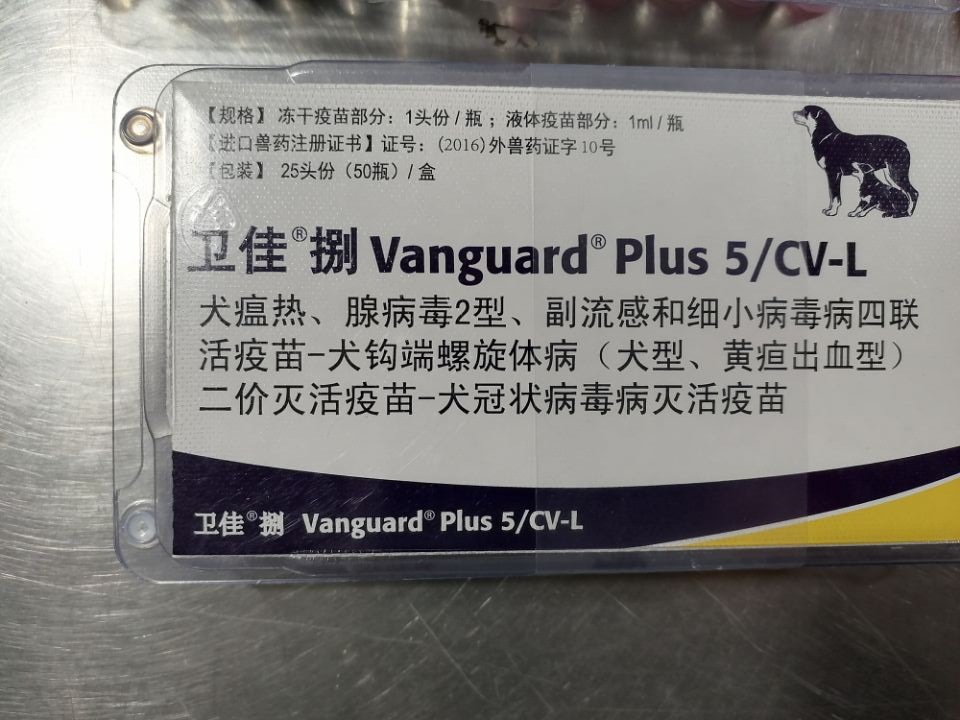 正品行货辉瑞卫佳捌犬用疫苗25支/盒