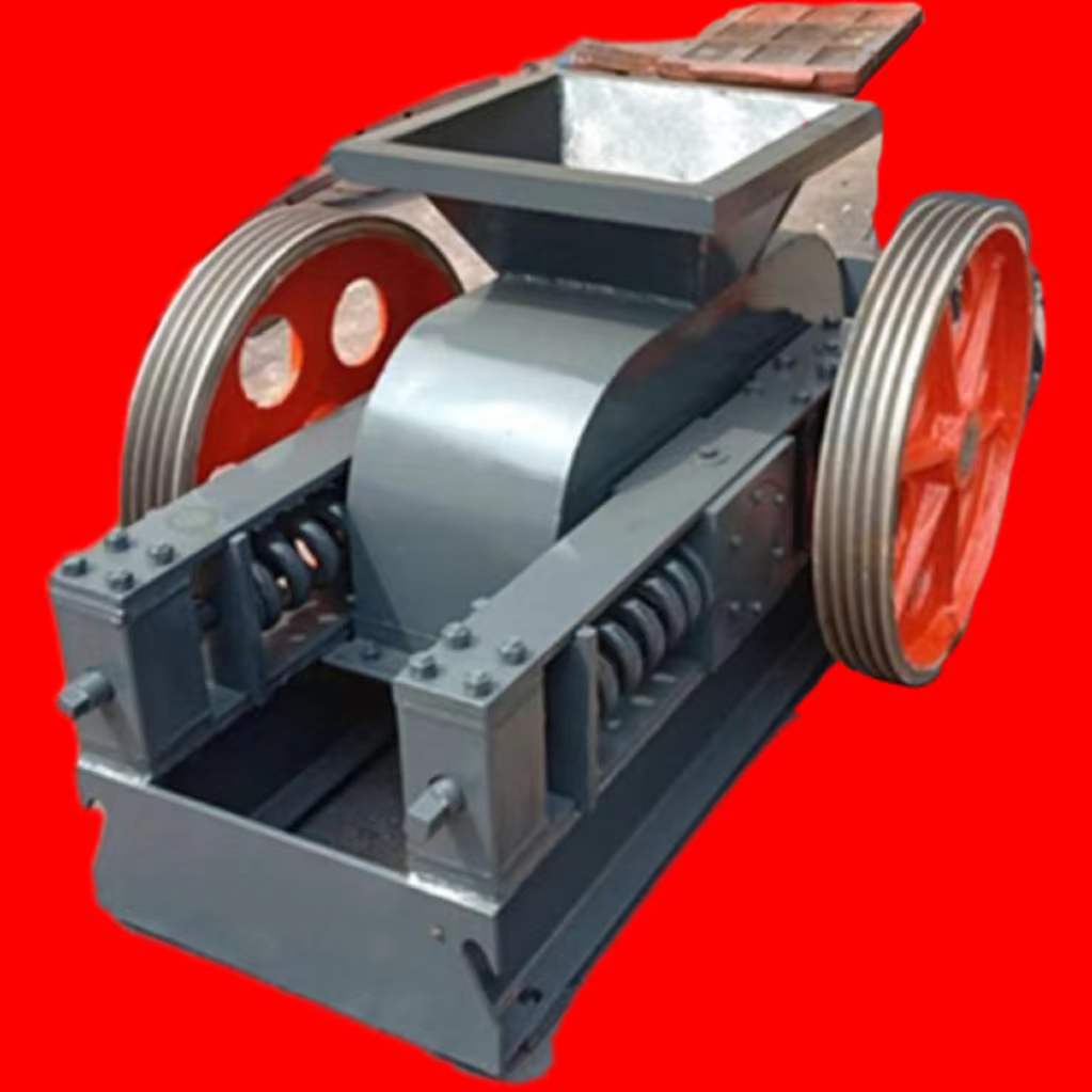 齿辊破碎机 小型双齿辊对辊式制砂机 煤矸石对辊破碎机 对辊破