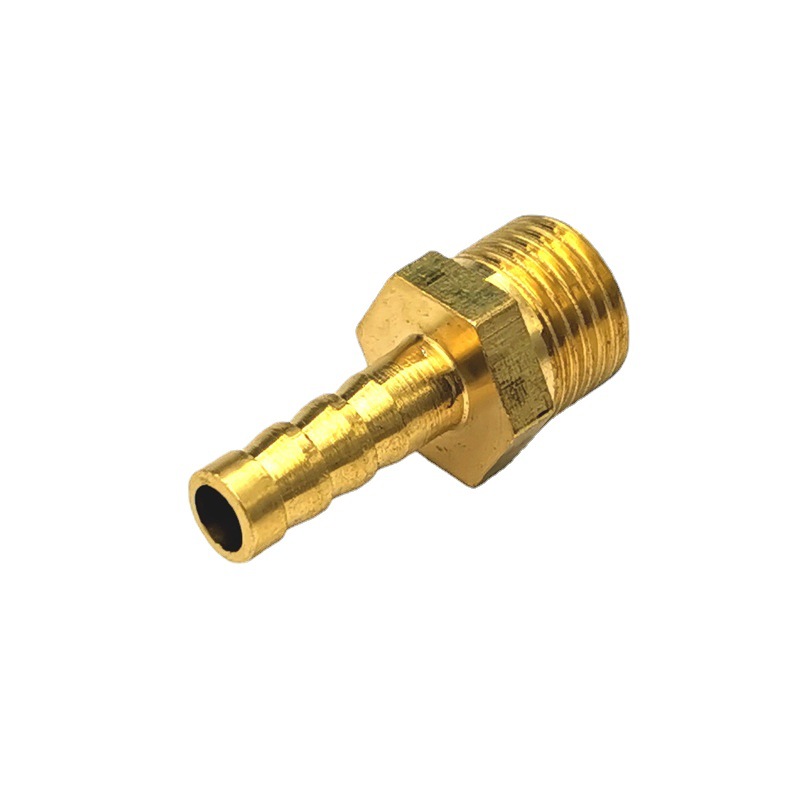 1分2分3分铜外牙气嘴外螺纹宝塔软管胶管气管水管铜接头 6/8/10mm