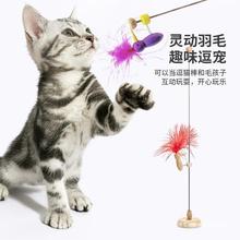 猫咪逗猫棒啄木鸟猫咪自嗨解闷互动猫玩具逗猫棒