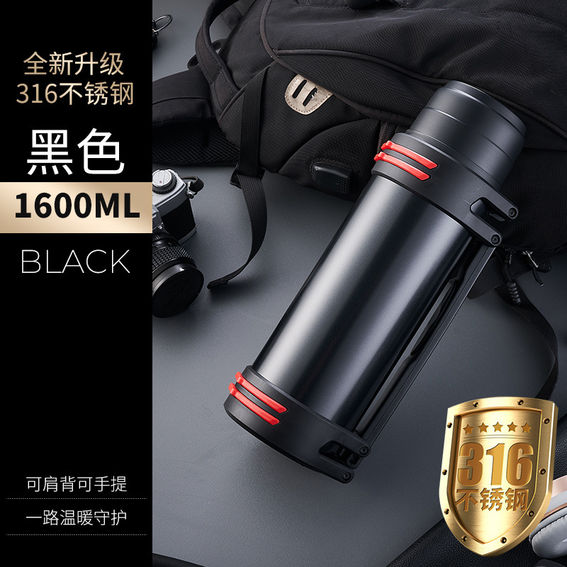 Thermal Pot Household Thermal Insulated Bottle Large Capacity Portable 316 Stainless Steel Car Travel Outdoor Kettle Thermo