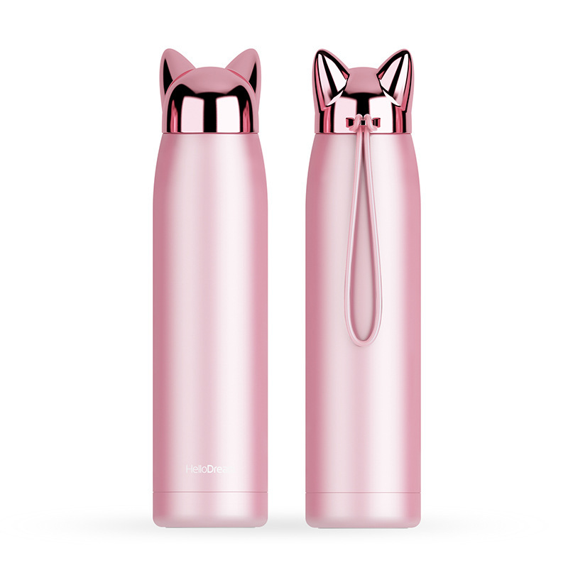 Fashion Trendy Lightning Fox Vacuum Cup 304 Stainless Steel Vacuum Outdoor Portable Gift Cup Formulation